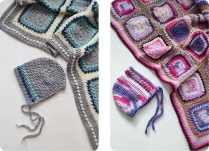 Little Waves Granny Square blanket