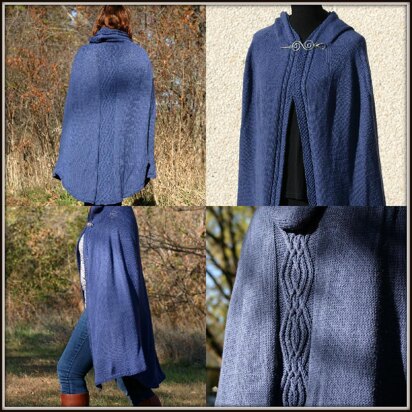 Brianna Cabled Cloak