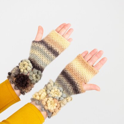 Last flower mittens