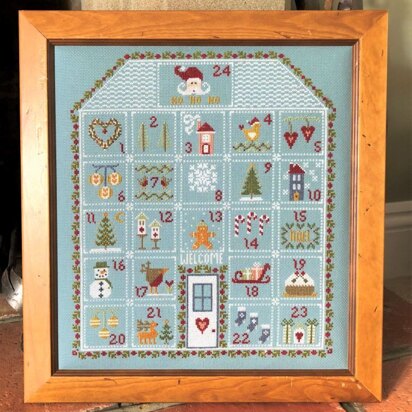 Historical Sampler Company Advent House - Downloadable PDF