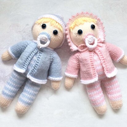 Twin babies knitting pattern 19044 - knitting pattern