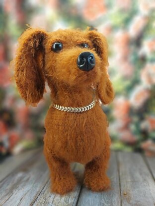 Realistic Dachshund Dog Amigurumi