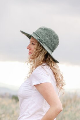 Cleo Wide Brim Fedora Sun Hat