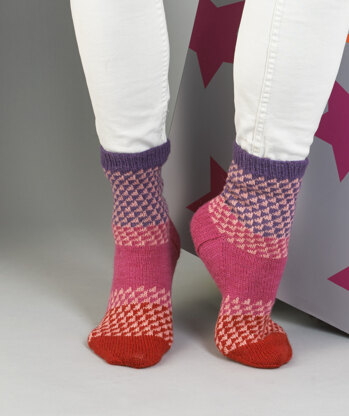 MillaMia Naturally Soft Sock Billie Fairisle Socks 4 Ball Project Pack (Yarns Only)