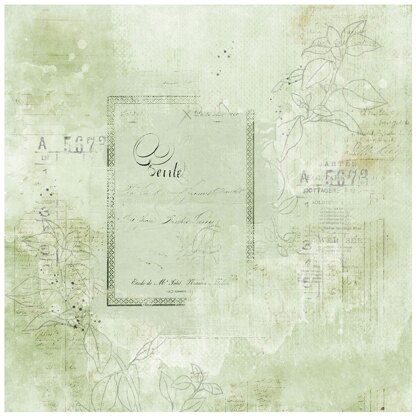49 And Market Collection Pack 12"X12" - Vintage Artistry Sage