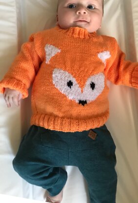 Fox Face jumper for grandson