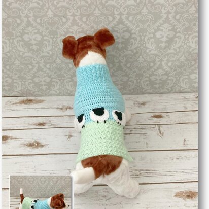 Sheep Dog Sweater Crochet Pattern -487