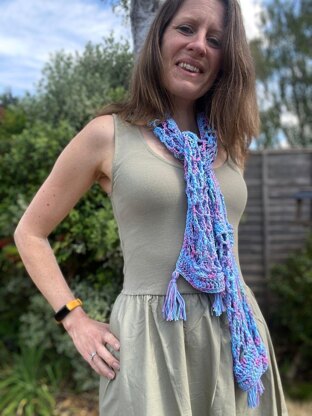 Ocean Coral Scarf
