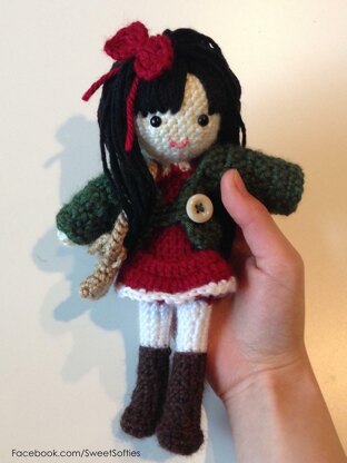 Amigurumi Autumn Girl Doll