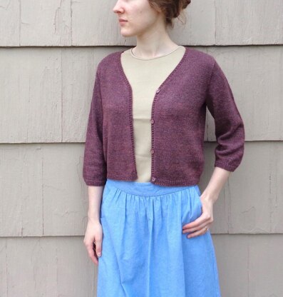 Fig Cardigan Knitting pattern by Emily J. Designs | LoveCrafts