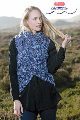 Scarlett Multipurpose Scarf in Adriafil Bi-Use - Downloadable PDF