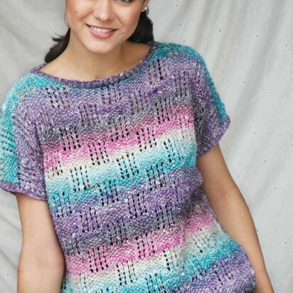 Noro 1629 Box Pattern Tee PDF