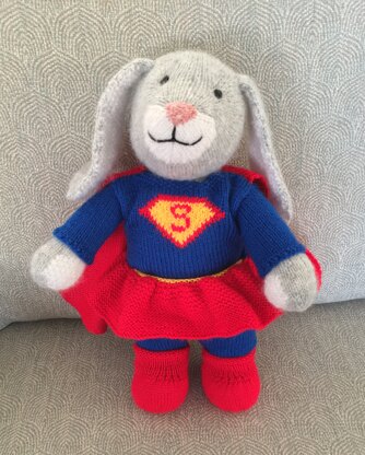 Superhero outfit for bunny