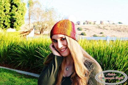 Sunset Striped Hat