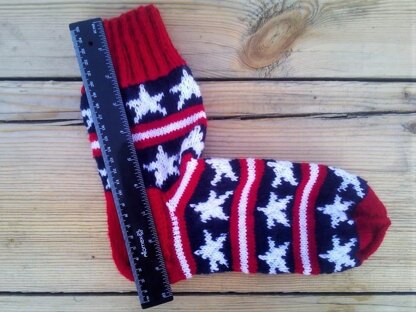 Stars and stripes socks