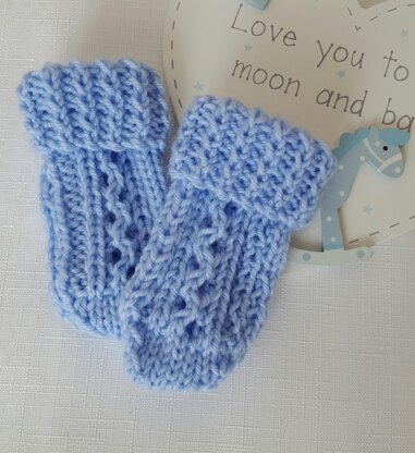 Thumbless baby hot sale mittens