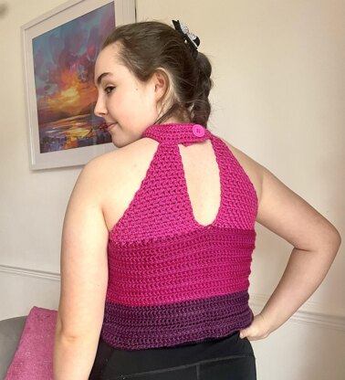 Crochet Halter Top Pattern Beginner Crochet Pattern For Summer Crochet Cropped Top Pattern Easy Crochet Pattern Tank Top Sleeveless Pattern