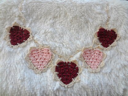 Vintage Heart Bunting