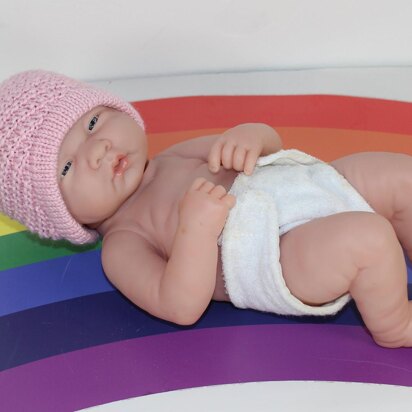 Preemie Baby Swirl Ski Beanie Hat