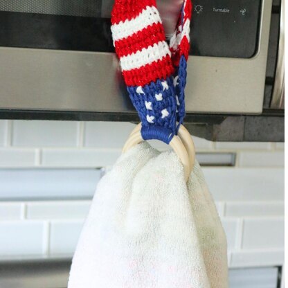 Star Spangled Towel Topper