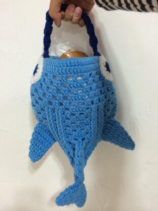 Whale Shark mini Tote Bag Crochet Pattern