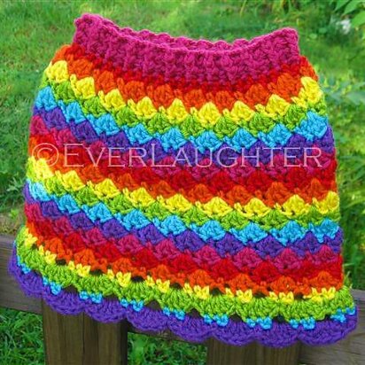 Colorful Waves Skirt