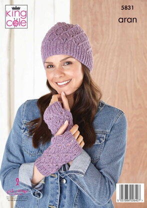Apparel Accessories in King Cole Forest Aran - 5831 - PDF