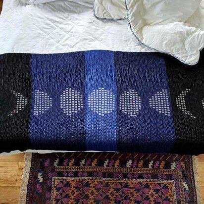 Phases of the Moon Blanket