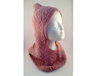 Lace Alpaca Hoodie Cowl