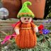 Halloween Pumpkin Doll Knitting Pattern - Toy Knitting Pattern