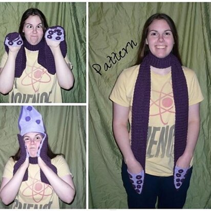 Tentacle Scarf with Pockets