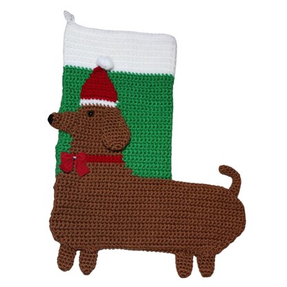 Dachschund Christmas Stocking