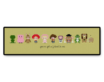 Toy Story Bite Size - PDF Cross Stitch Pattern