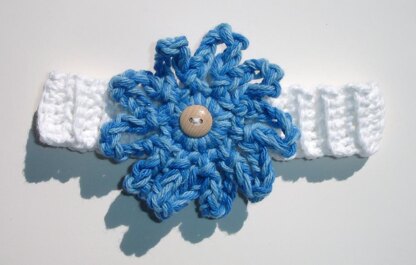 Mermaid Headband with Starfish or Anemone Flower