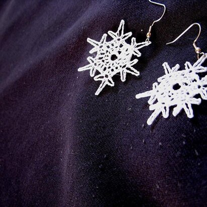 Simple Snowflake Earrings