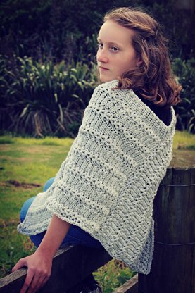 Knit-Me-Not Poncho