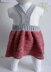 Crochet pattern for an adorable baby strap dress