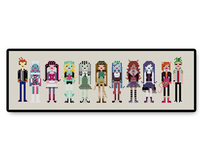 Monster High - PDF Cross Stitch Pattern