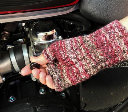 Speed Bump Fingerless Mitts