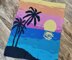 Tropical Sunset Blanket