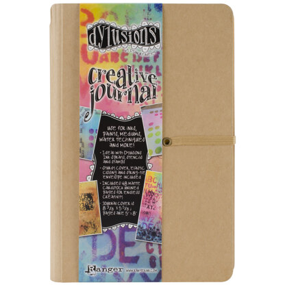 Ranger Dyan Reaveley's Dylusions Creative Journal 8.375"X5.625" - Kraft