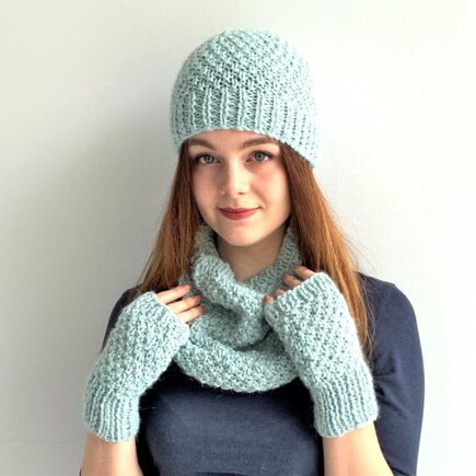 Glacier Blue cowl #4
