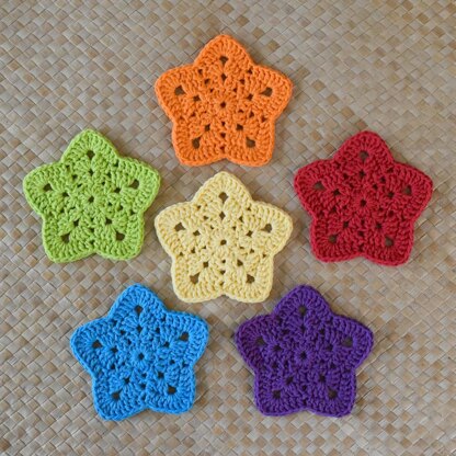 Granny Star Coaster N Motif