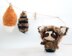 Raccoon Doll with removable tail. Toy from the Tanoshi series.