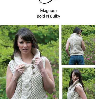 Bold and Bulky in Cascade Magnum - B100 - knitting pattern