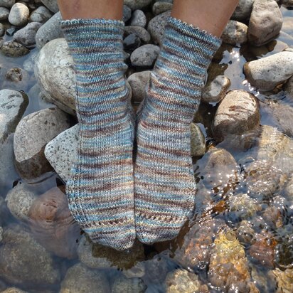 Kettle Creek Socks - knitting pattern