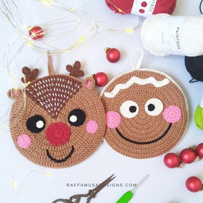 Reindeer Potholder