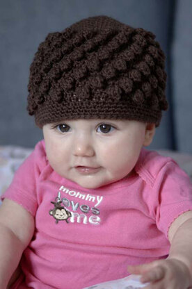 Plymouth Yarn F484 Crochet Baby Hat (Free)