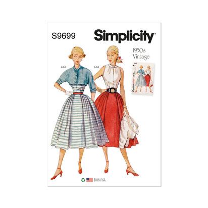 Simplicity Misses' Vintage Skirt, Blouse and Jacket S9699 - Sewing Pattern