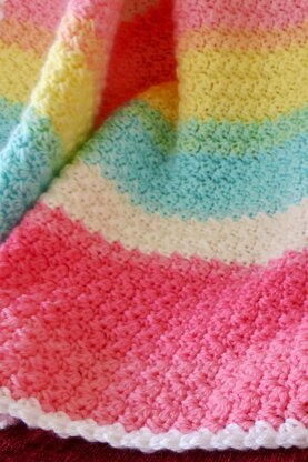 Color Wheel Baby Blanket